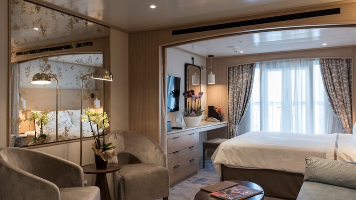 One of the ship's new suites